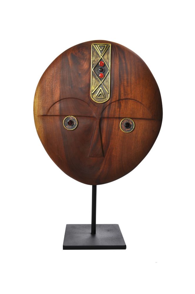 Sculptures, statuettes et miniatures - sculptures Szendy Stephane Masque Sculpture - SZENDY STEPHANE