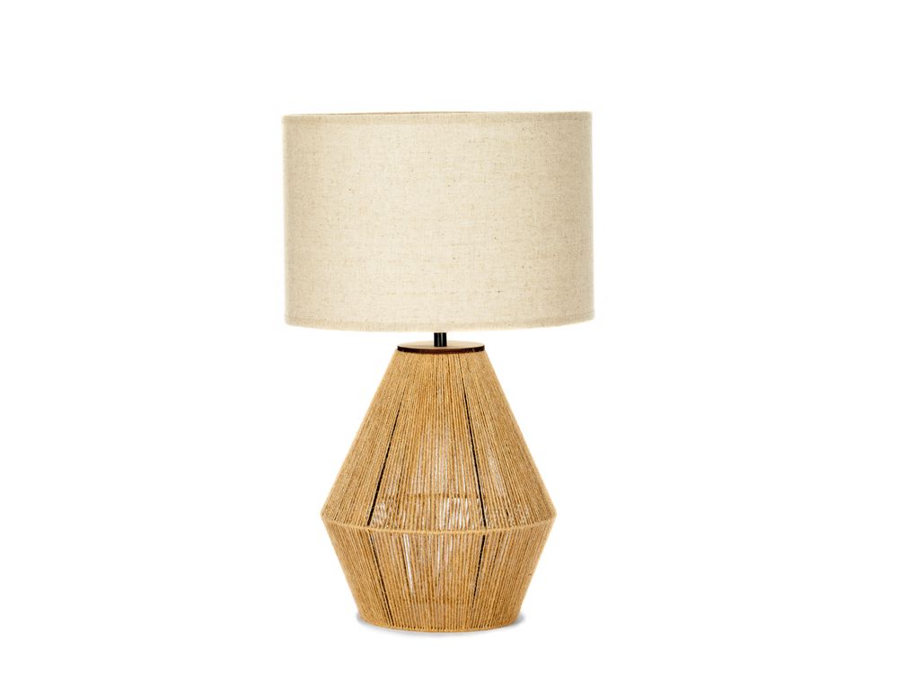 Desk lamps - Hemp rope lamp Ø30x50 cm  IL71048 - ANDREA HOUSE