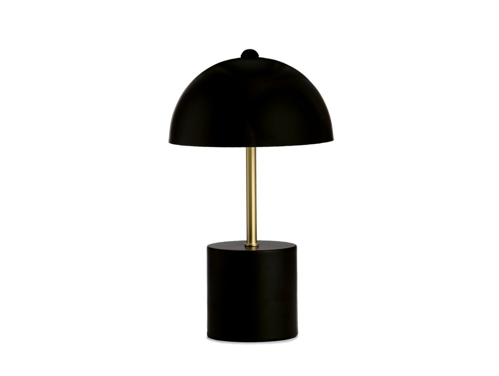 Desk lamps - Milo brass and black metal lamp Ø18x30 cm IL71049 - ANDREA HOUSE