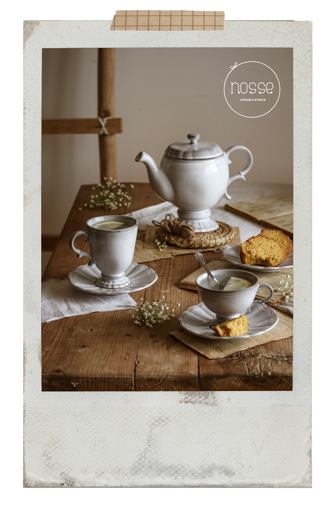 Tea and coffee accessories - CLASSICAL Tea Set - NOSSE CERAMICS1