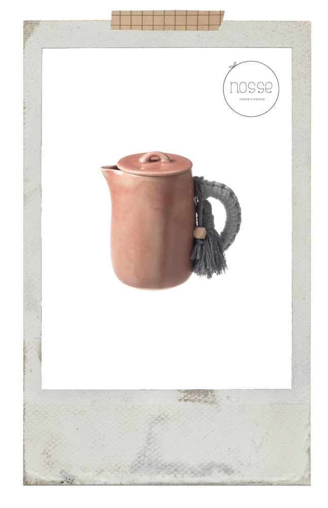 Accessoires thé et café - COLLAB par AnaBanana | Carafe & Théière Macramé - NOSSE CERAMICS1