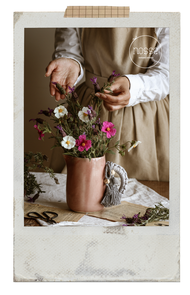 Accessoires thé et café - COLLAB par AnaBanana | Carafe & Théière Macramé - NOSSE CERAMICS1