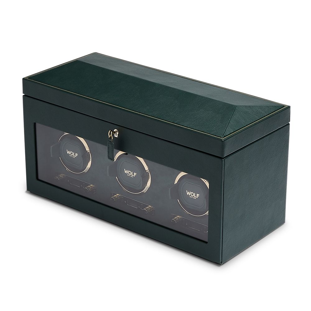 Montres et horlogerie - Remontoir de montre triple vert British Racing - WOLF