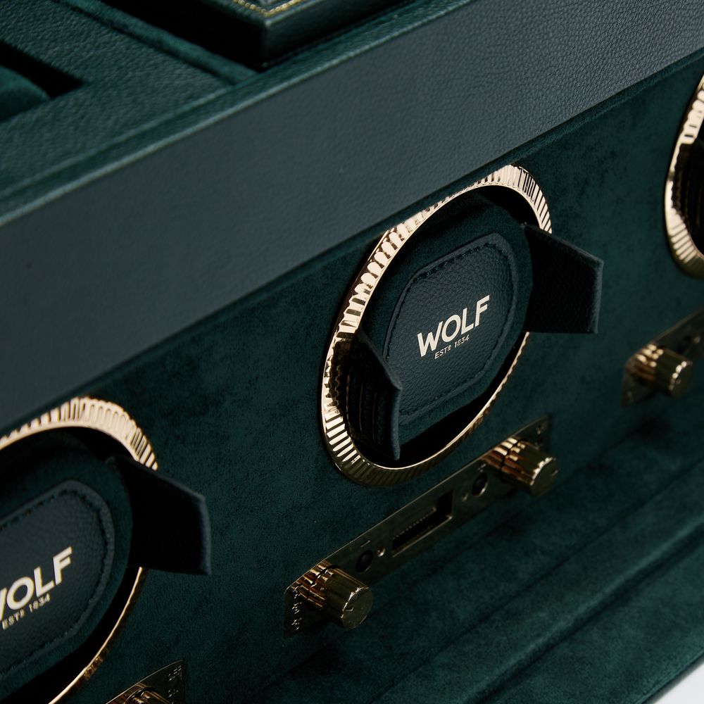 Montres et horlogerie - Remontoir de montre triple vert British Racing - WOLF