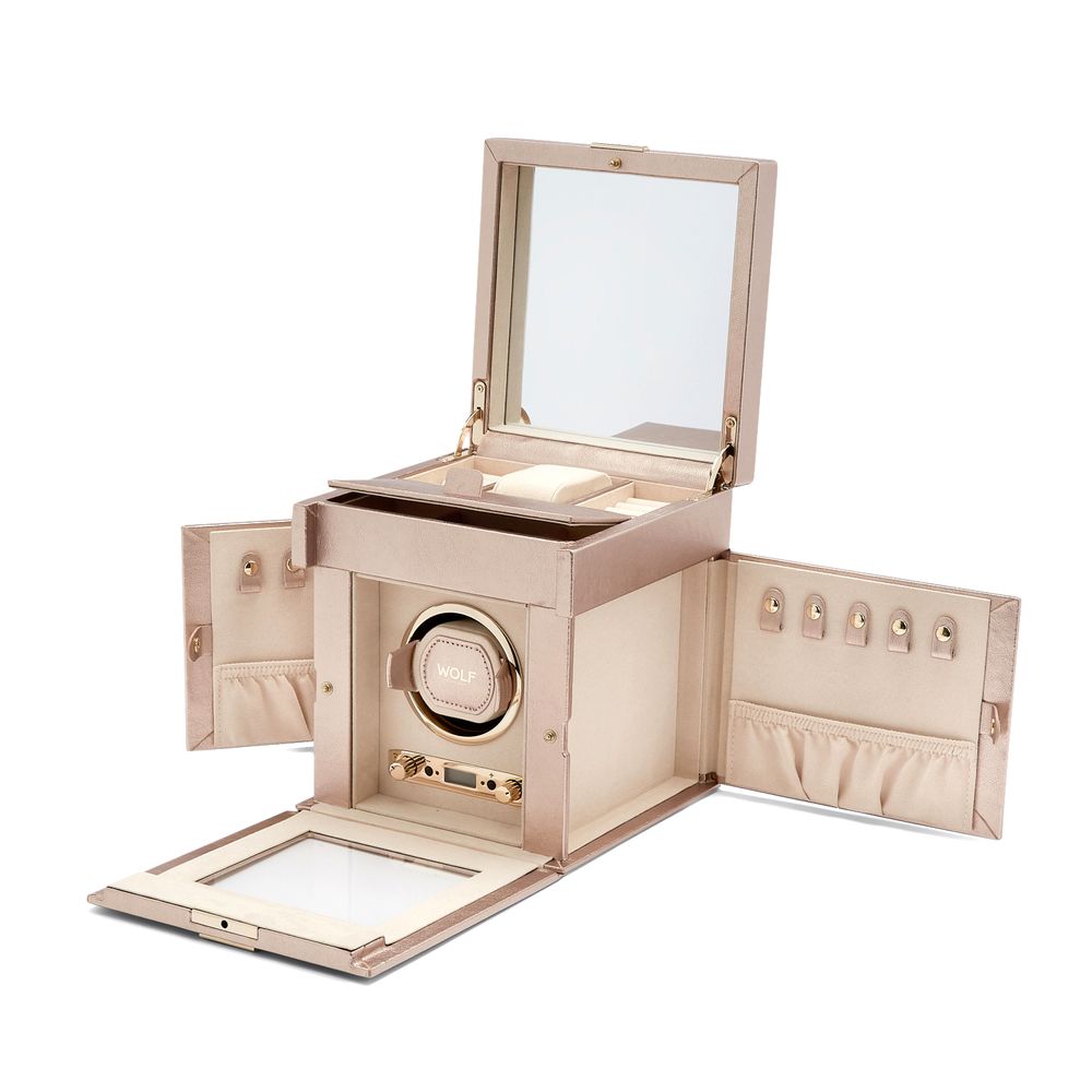 Bijoux - Remontoir de montre Palerme avec rangement pour bijoux - WOLF