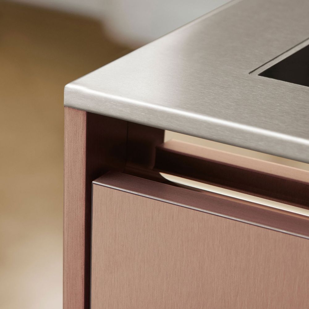 Kitchens furniture - SieMatic S2 Metallic Laminate Kitchen Cabinet - SIEMATIC FRANCE