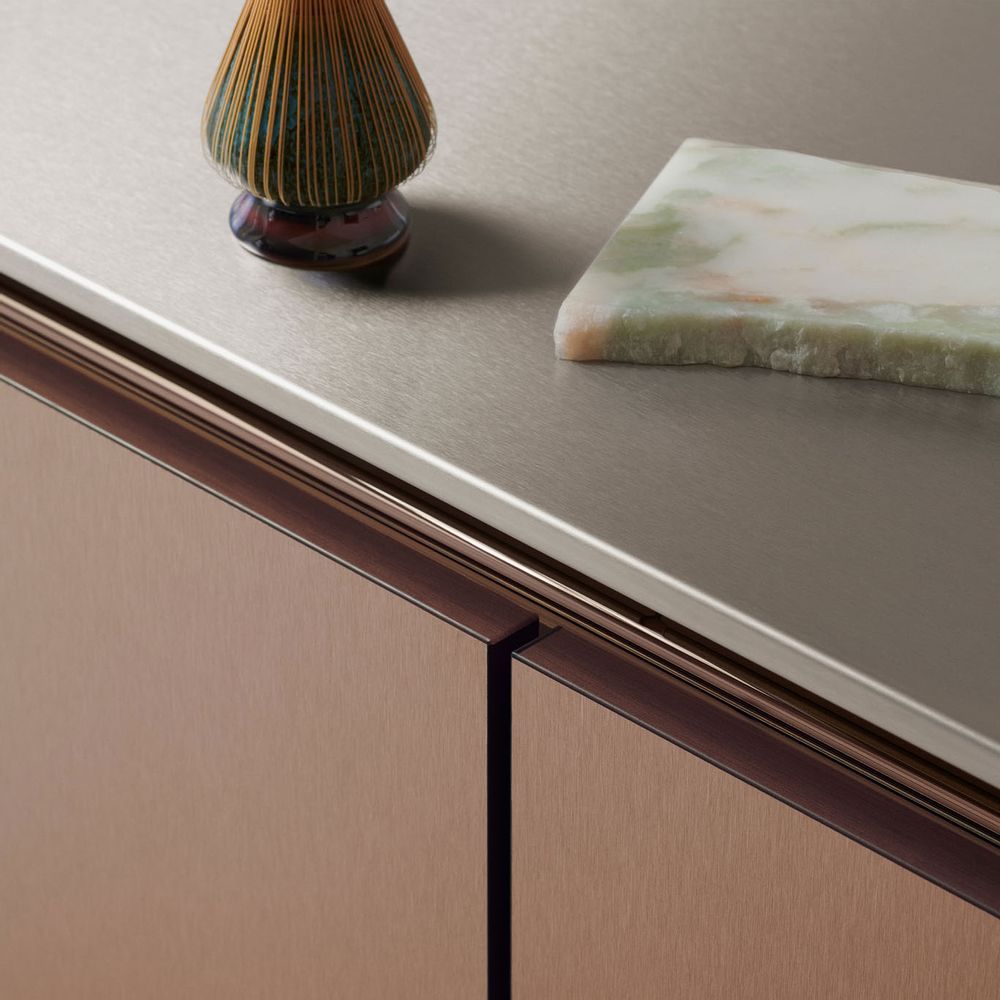 Kitchens furniture - SieMatic S2 Metallic Laminate Kitchen Cabinet - SIEMATIC FRANCE