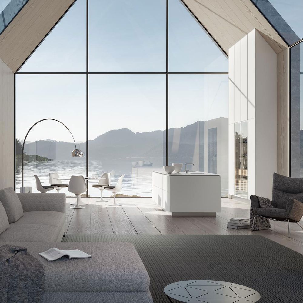 Meubles de cuisines - Plan de travail SieMatic SLX SE en laque mate - SIEMATIC FRANCE