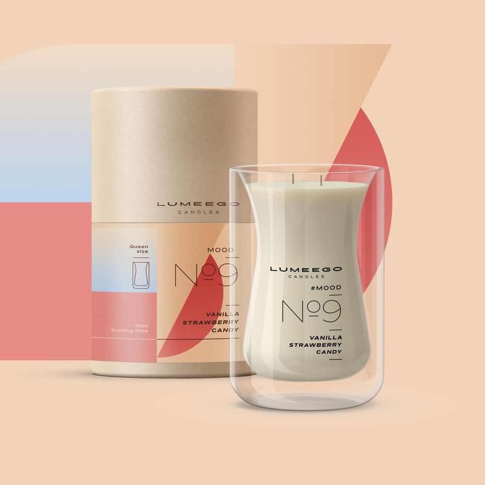 Decorative objects - Lumeego Candles Queen Wave 500ml - LUMEEGO