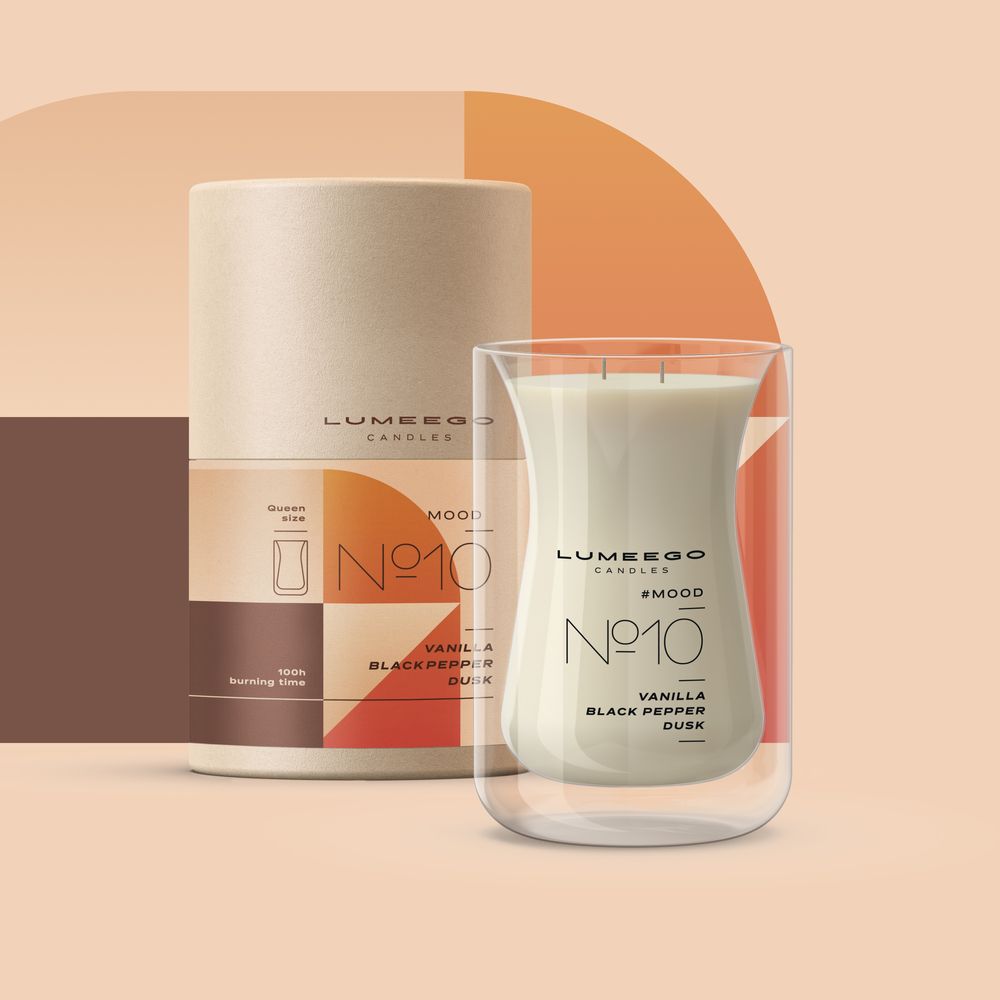 Decorative objects - Lumeego Candles Queen Wave 500ml - LUMEEGO