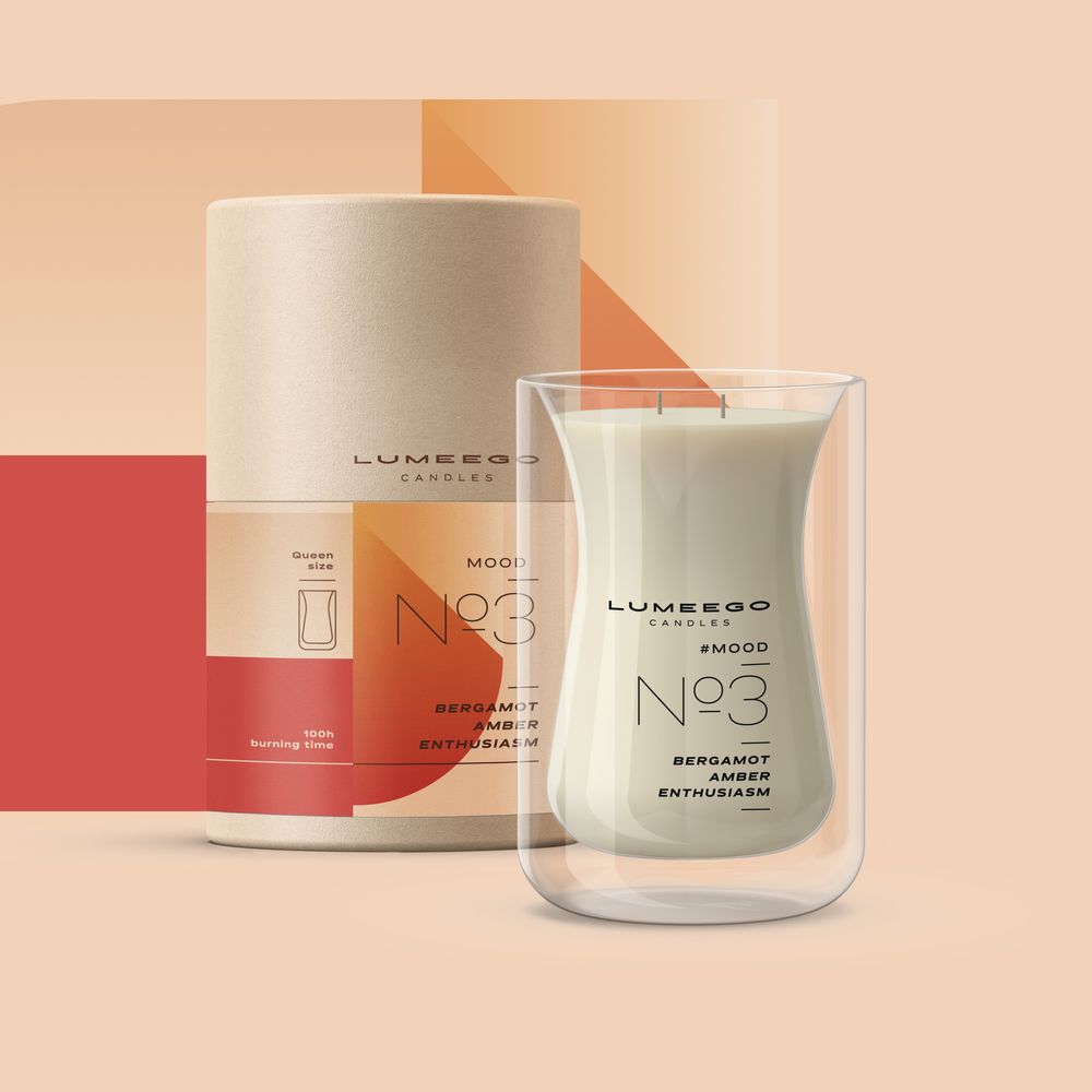 Decorative objects - Lumeego Candles Queen Wave 500ml - LUMEEGO