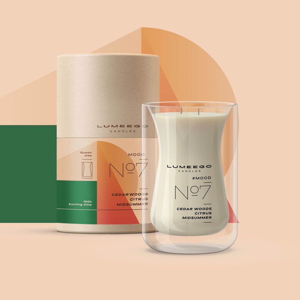 Decorative objects - Lumeego Candles Queen Wave 500ml - LUMEEGO