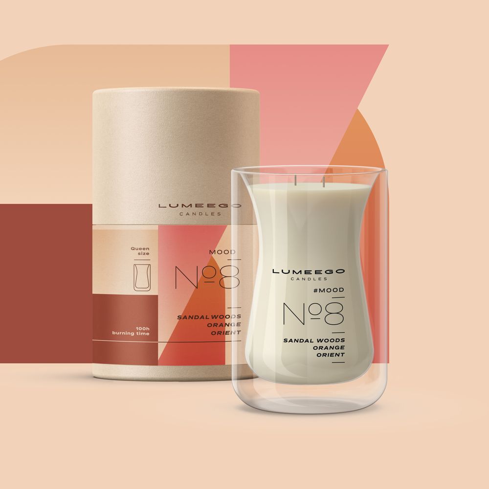 Decorative objects - Lumeego Candles Queen Wave 500ml - LUMEEGO