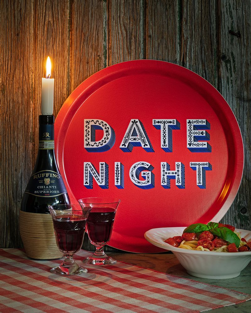 Table mat - Date Night - Word collection - trays - JAMIDA OF SWEDEN