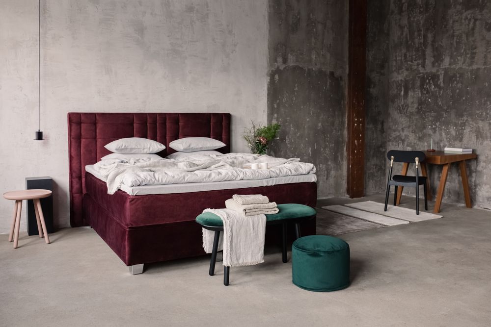 Beds - Bedroom set BURGUNDY - LITHUANIAN DESIGN CLUSTER