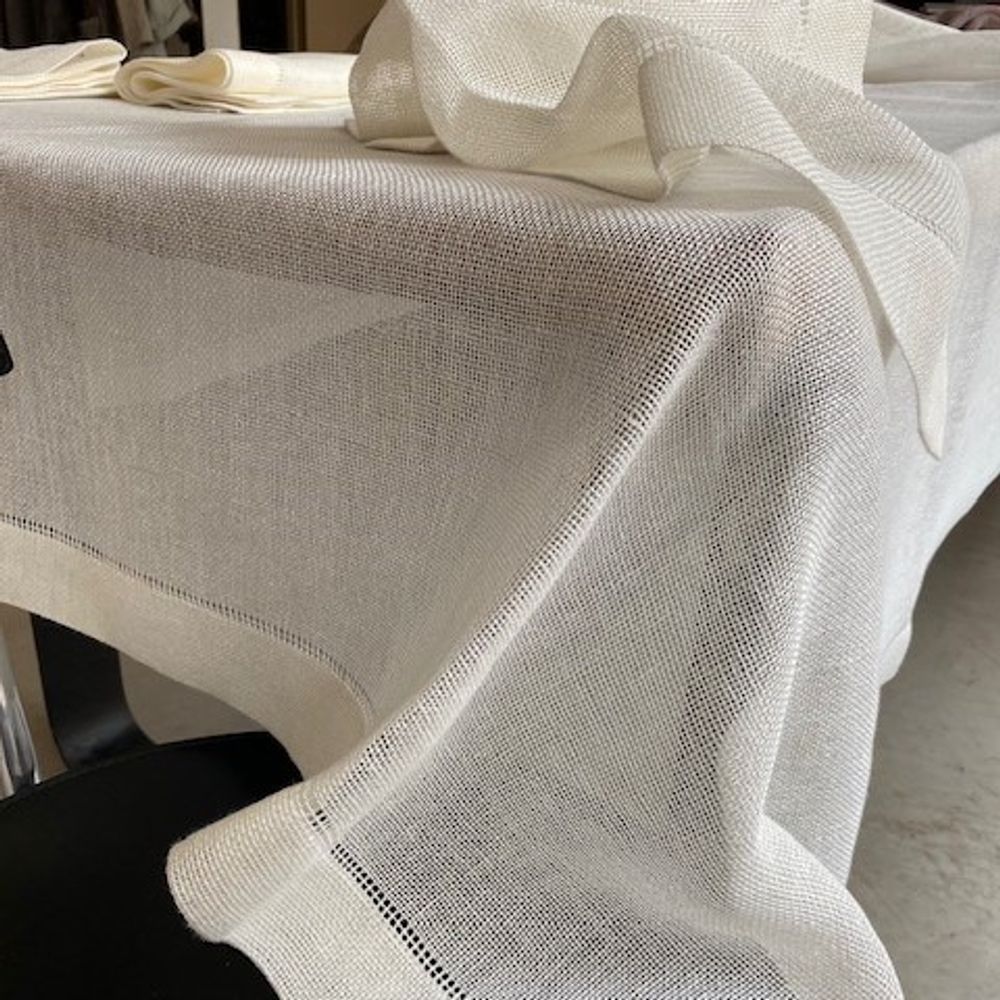 Table linen - 100% HAND WOVEN TABLE LINENS - STUDIO NATURAL