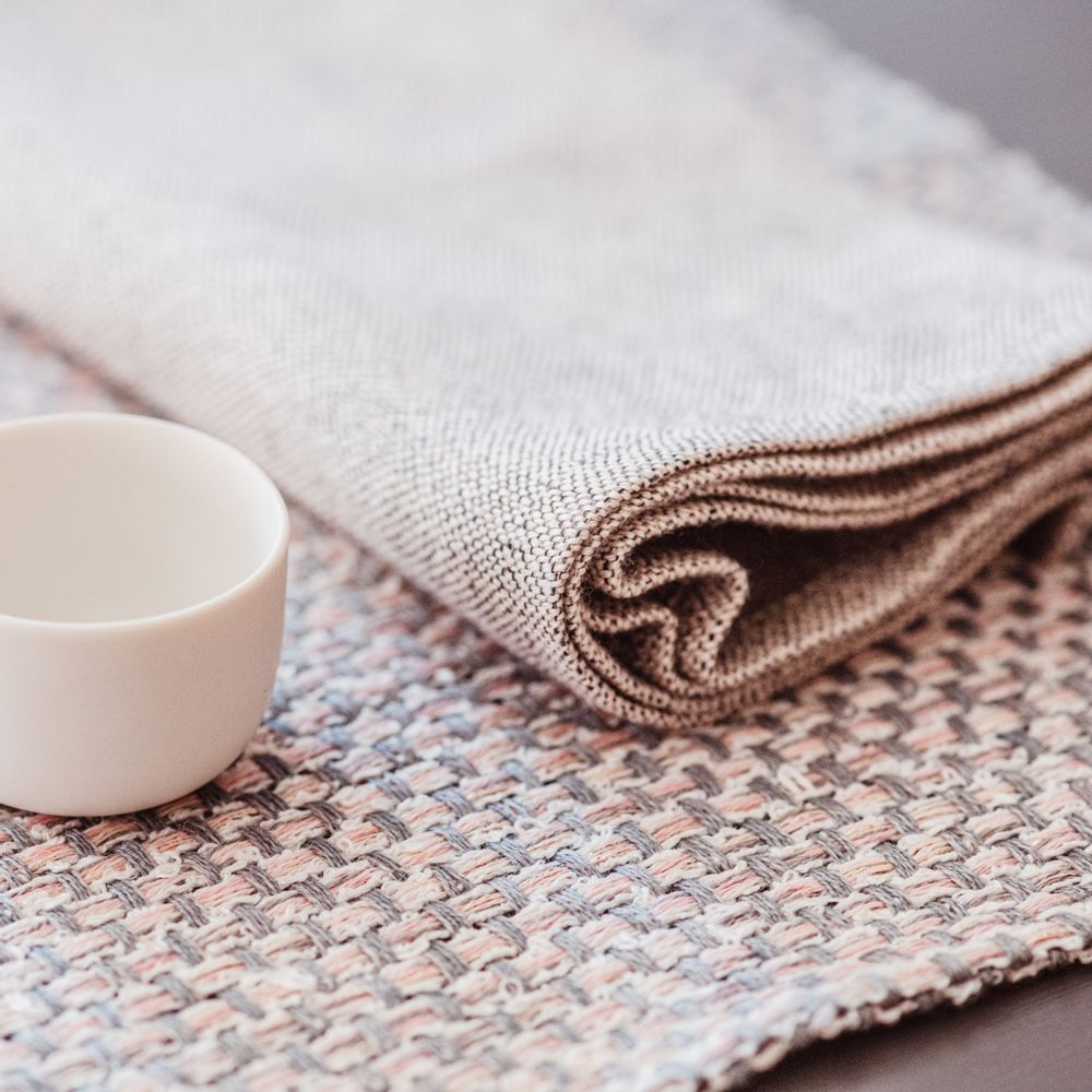 Table linen - 100% HAND WOVEN TABLE LINENS - STUDIO NATURAL