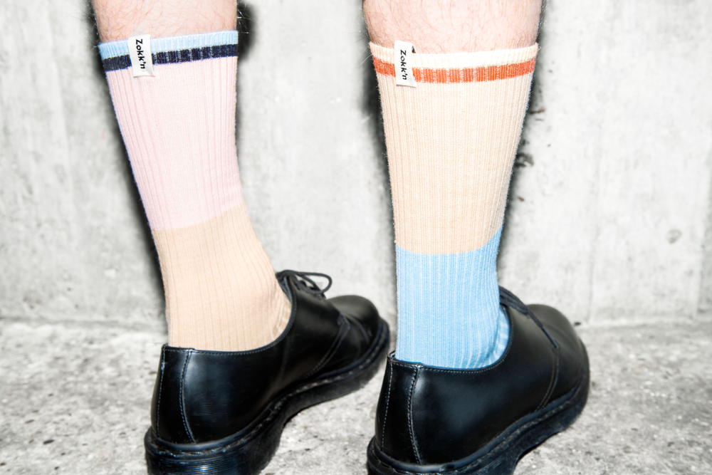 Socks - Bertha, single sock, mix & match - ZOKK'N - SINGLE SOCKS