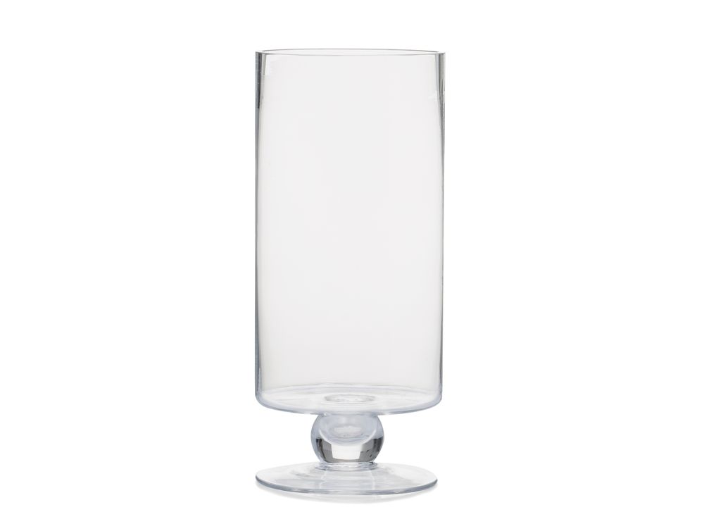 Candlesticks and candle holders - Taylor clear glass candle holder Ø21x25 cm CR71098 - ANDREA HOUSE