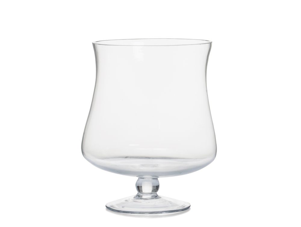 Bougeoirs et photophores - Bougeoir en verre transparent Naomi Ø13x29,5 cm CR71099 - ANDREA HOUSE