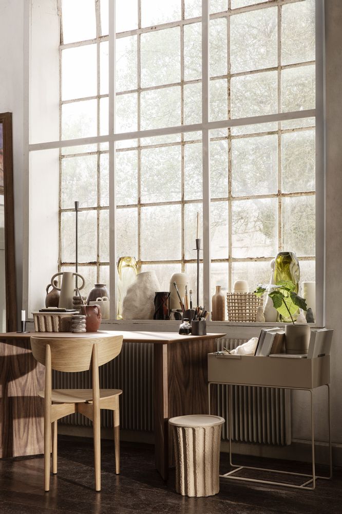 Chaises - Herman Dining Chair Wood - FERM LIVING