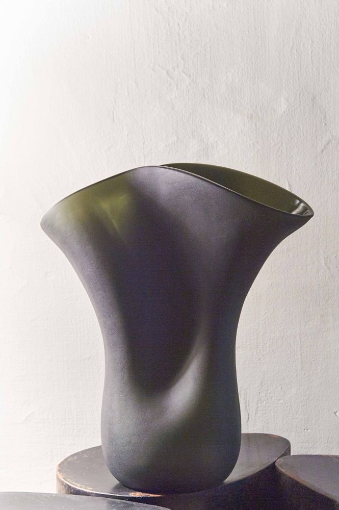 Vases - Hand Blown Art Glass Vase - 3,CO