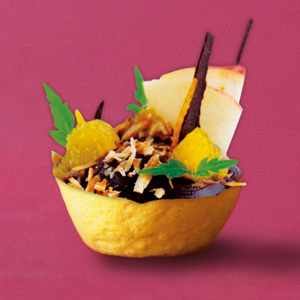 Épicerie fine - Coupelles rondes comestibles, compostables et biodégradables version POP - SWITCH EAT