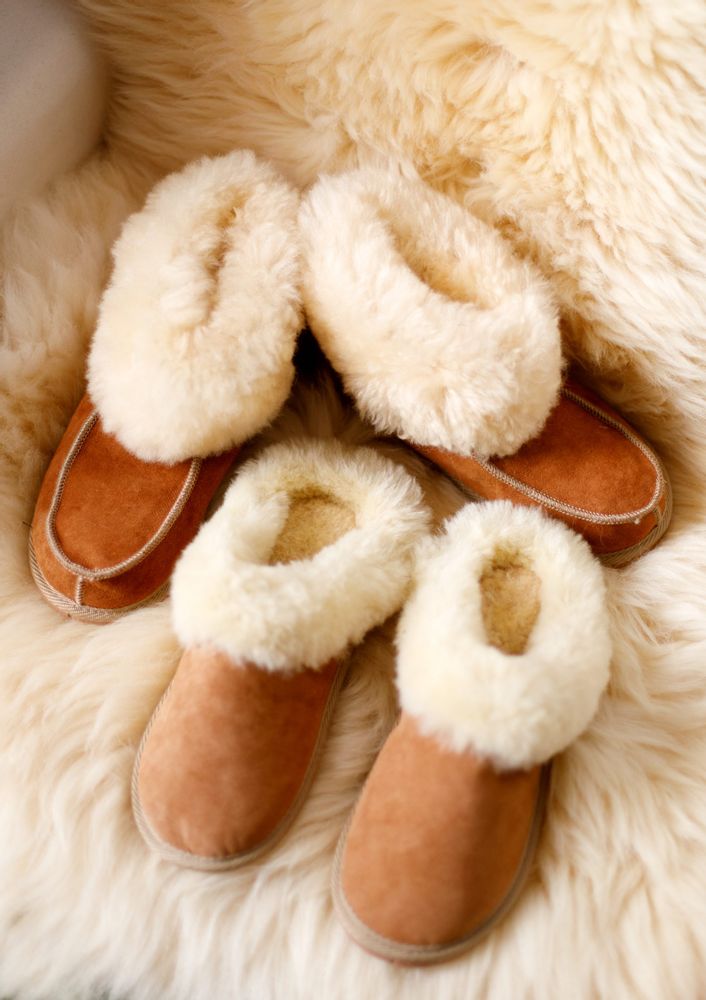 Chaussures - Pantoufles montantes en Peau de mouton - SHEEP BY THE SEA