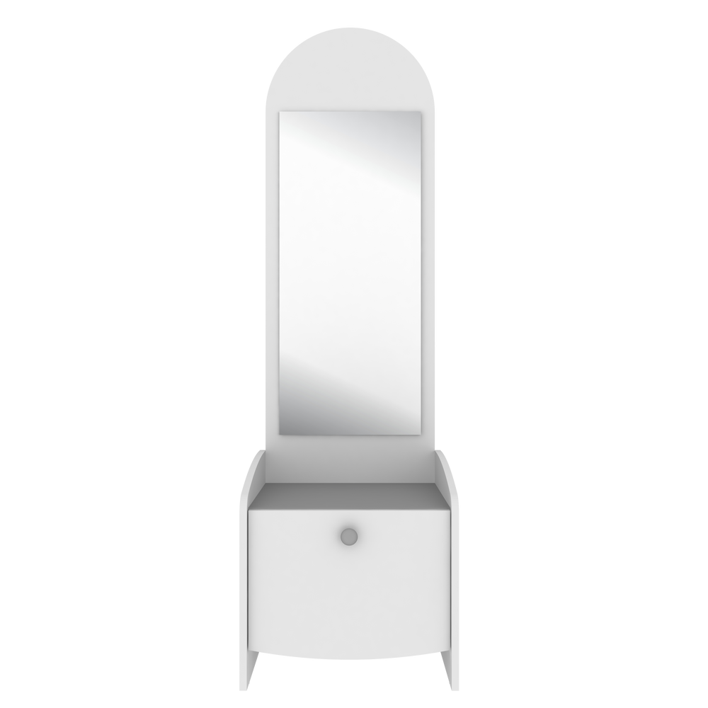 Commodes - 2969 Table de chevet Ternura avec miroir - MULTIMÓVEIS