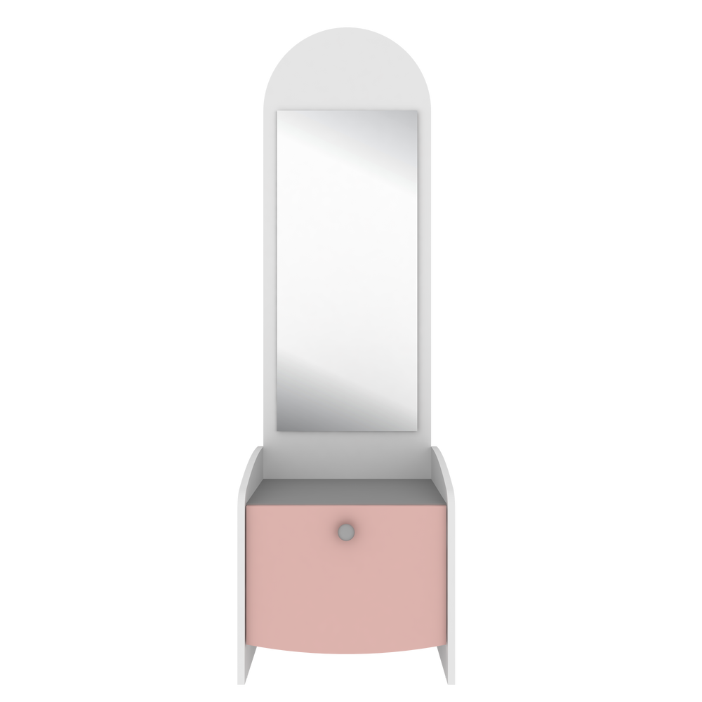 Commodes - 2969 Table de chevet Ternura avec miroir - MULTIMÓVEIS