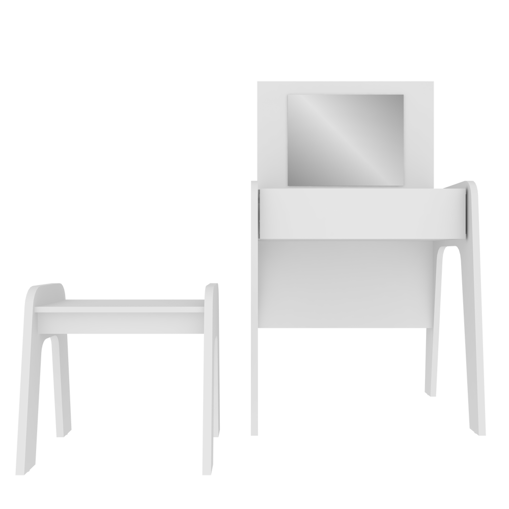 Children's bedrooms - Ternura Dressing Table with Mirror - MULTIMÓVEIS