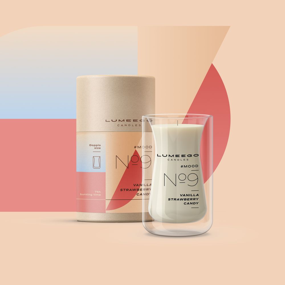 Decorative objects - Lumeego Candles Doppio Wave 250ml - LUMEEGO