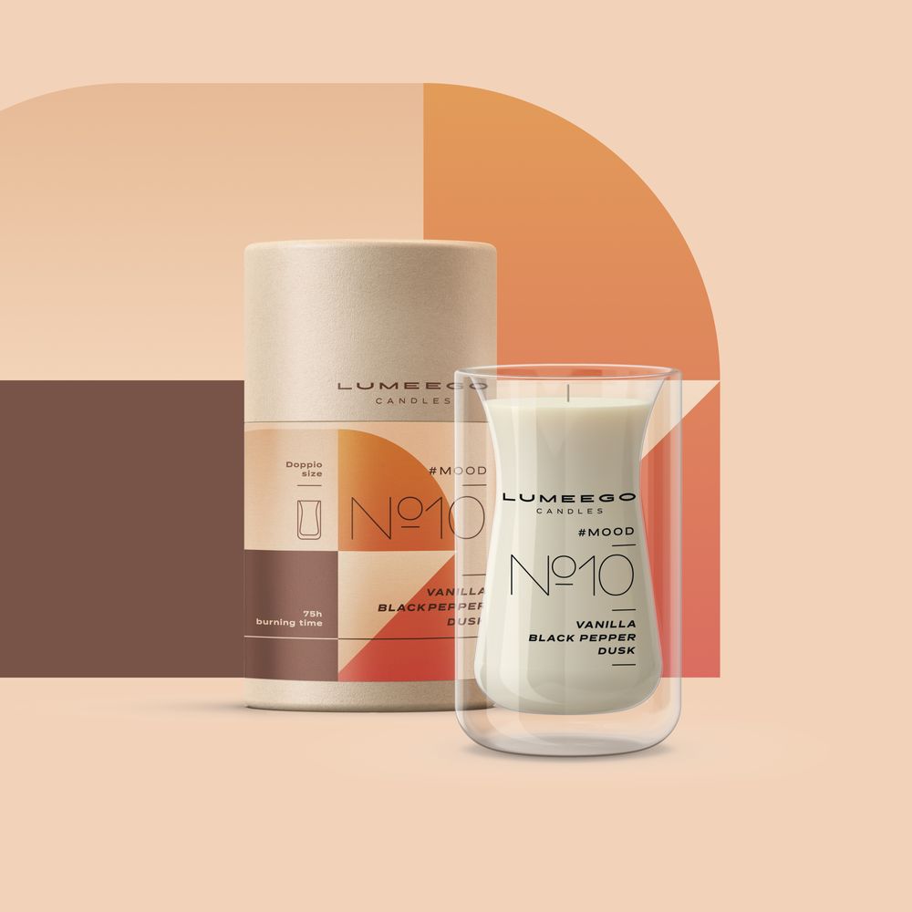Decorative objects - Lumeego Candles Doppio Wave 250ml - LUMEEGO
