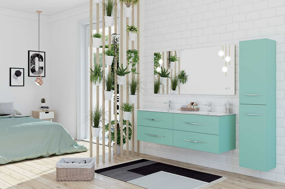 Chests of drawers - BENTO bathroom cabinet - DECOTEC