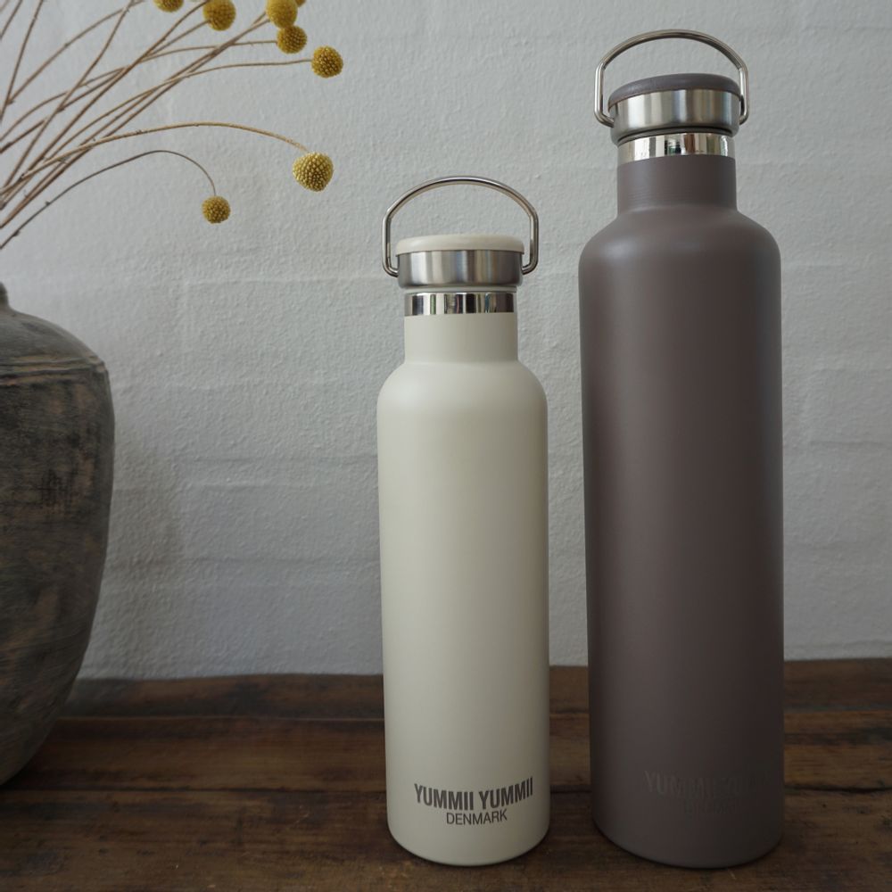 Children's mealtime - THERMOBOTTLE MEDIUM PEARL WHITE - YUMMII YUMMII