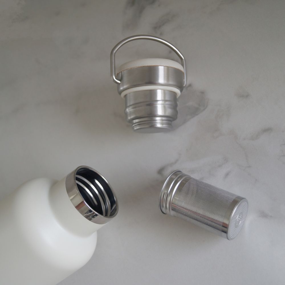 Children's mealtime - THERMOBOTTLE MEDIUM PEARL WHITE - YUMMII YUMMII