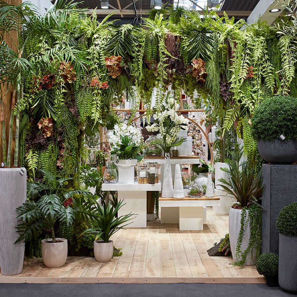 Décorations florales - Arche végétale - LOU DE CASTELLANE - plantes et fleurs artificielles - LOU DE CASTELLANE