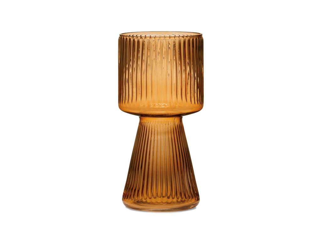 Vases - Sami amber glass vase Ø15x30 cm CR71114 - ANDREA HOUSE