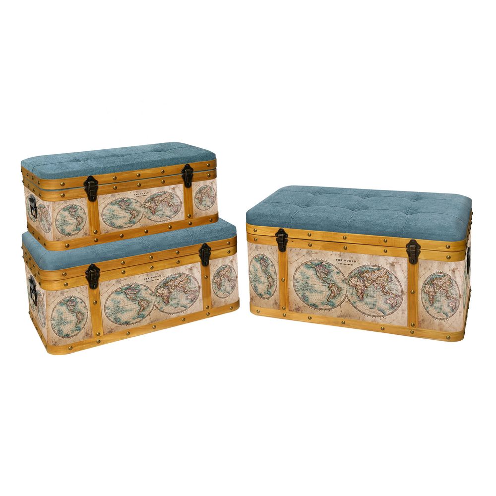 Chests of drawers - World map Chest - SIGNES GRIMALT ARTESANIA