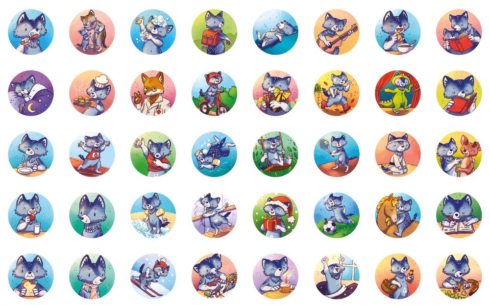 Children's arts and crafts - Educational calendar - KIDYWOLF