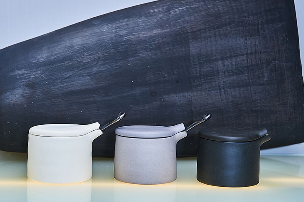 Accessoires thé et café - Crémier & Sucrier Ripple - 3,CO