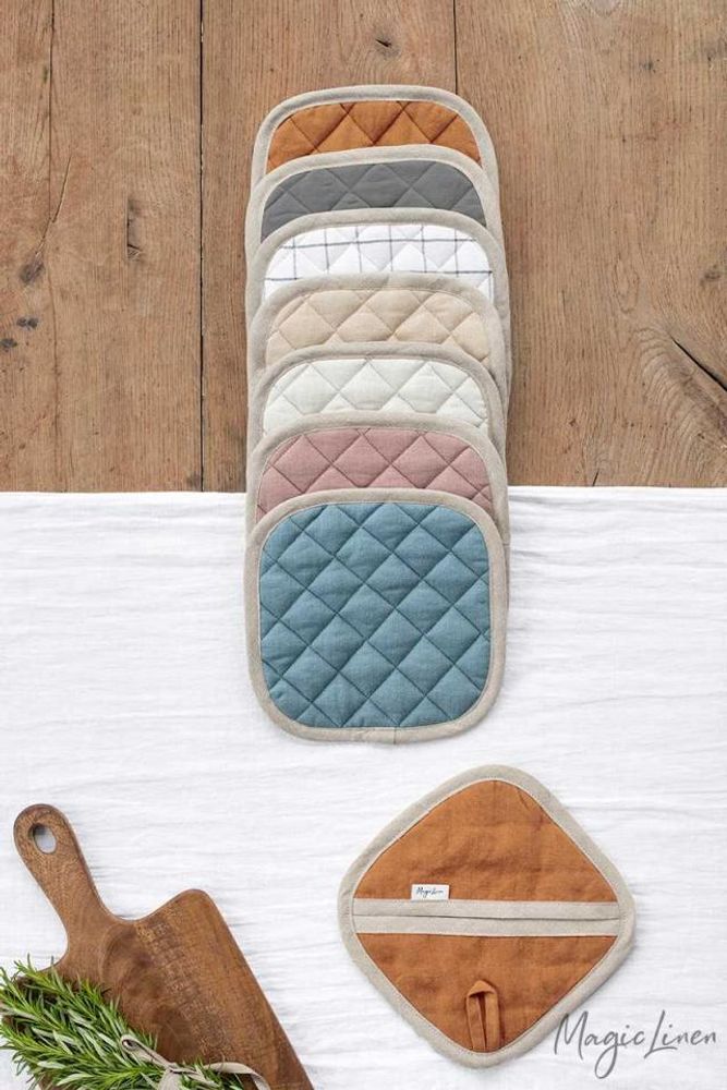 Maniques - Porte-pot en lin en différentes couleurs - MAGICLINEN