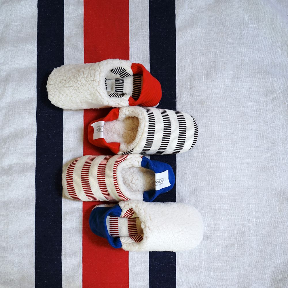 Gifts - French antique stripes × Sheep boa - MERIPPA