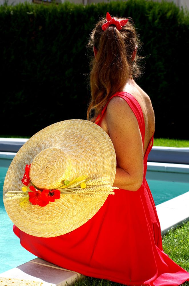 Chapeaux - Chapeau plat pour femme !! - OBI OBI