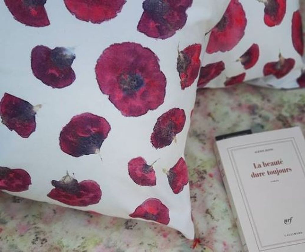 Linge de table textile - NAPPE COQUELICOTS - DRESSEUR DE TABLES