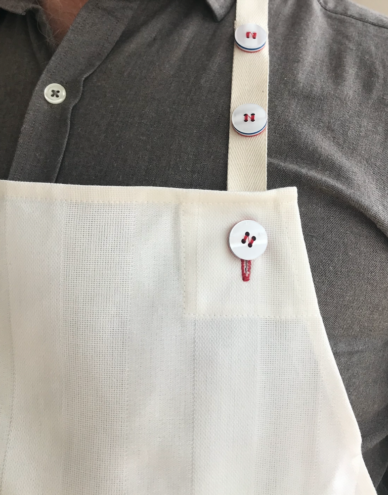 Tabliers de cuisine - TABLIER A BAVETTE PRO - DRESSEUR DE TABLES