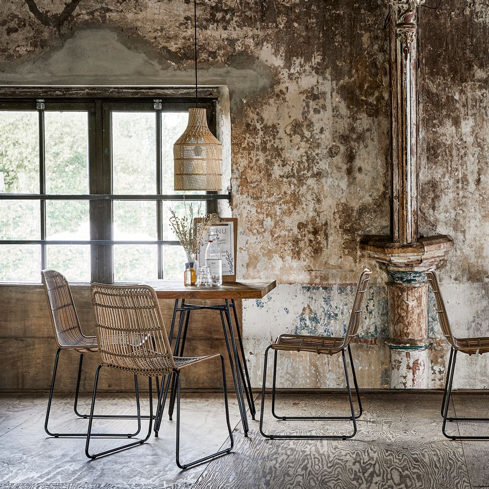 Mobilier et rangements pour bureau - Jane chaise naturelle slim - RAW MATERIALS