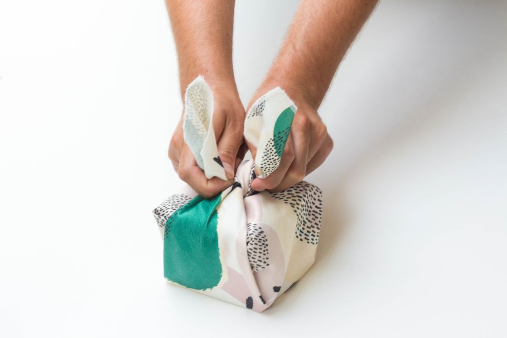 Gifts - Zero waste gift wrap (furoshiki) - Size 50 x 50 cm - PAKÉ