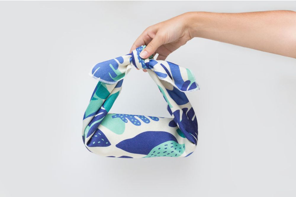 Gifts - Zero waste gift wrap (furoshiki) - Size 75 x 75 cm - PAKÉ