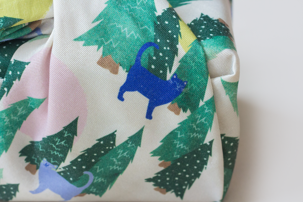 Gifts - Zero waste gift wrap (furoshiki) - Size 75 x 75 cm - PAKÉ